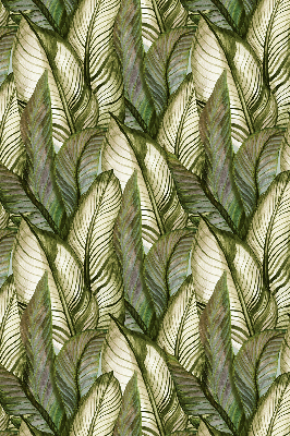 Blackout roller blind for window Leaves