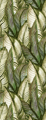 Blackout roller blind for window Leaves