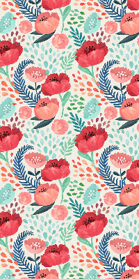 Fabric roller blind for window Poppy