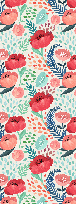 Fabric roller blind for window Poppy