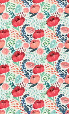 Fabric roller blind for window Poppy
