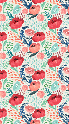 Fabric roller blind for window Poppy