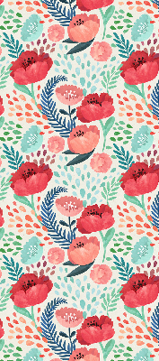 Fabric roller blind for window Poppy