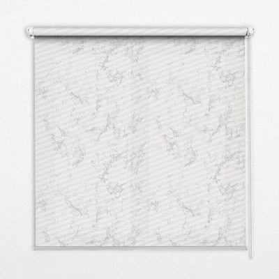Blackout roller blind White marble