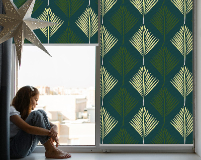 Blackout roller blind for window Plants