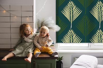 Blackout roller blind for window Plants