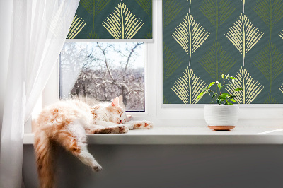 Blackout roller blind for window Plants