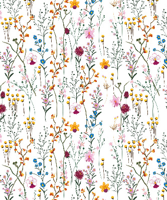 Blackout roller blind for window Colorful flowers