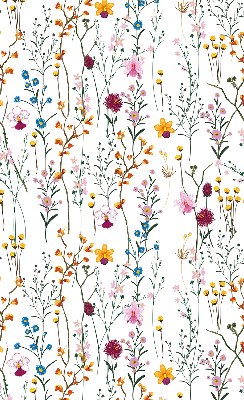 Blackout roller blind for window Colorful flowers