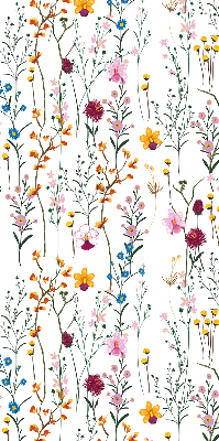 Blackout roller blind for window Colorful flowers