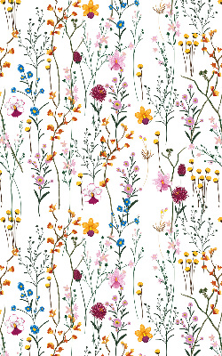 Blackout roller blind for window Colorful flowers