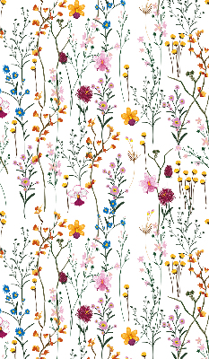 Blackout roller blind for window Colorful flowers