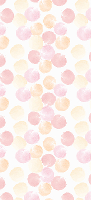 Fabric roller blind for window Colorful spots