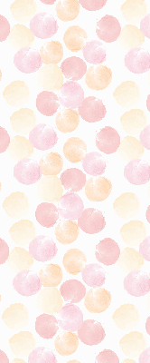 Fabric roller blind for window Colorful spots
