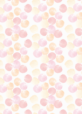 Fabric roller blind for window Colorful spots