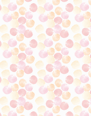 Fabric roller blind for window Colorful spots
