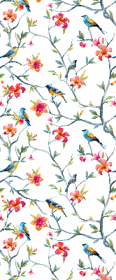 Blackout roller blind Birds on the twigs