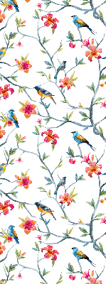 Blackout roller blind Birds on the twigs