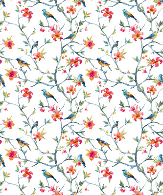 Blackout roller blind Birds on the twigs
