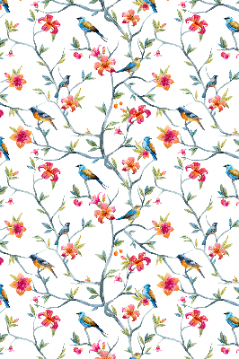Blackout roller blind Birds on the twigs