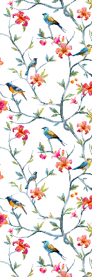 Blackout roller blind Birds on the twigs