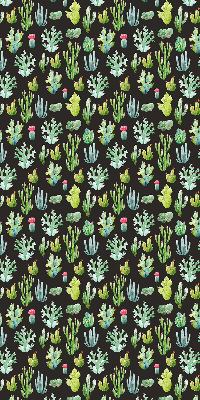 Fabric roller blind for window Cacti