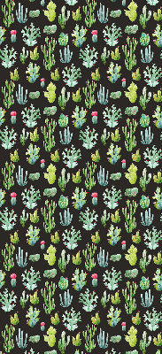 Fabric roller blind for window Cacti