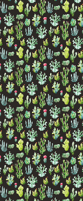 Fabric roller blind for window Cacti