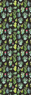Fabric roller blind for window Cacti