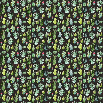 Fabric roller blind for window Cacti
