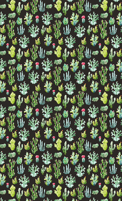 Fabric roller blind for window Cacti