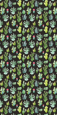 Fabric roller blind for window Cacti