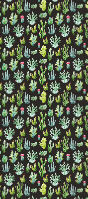 Fabric roller blind for window Cacti