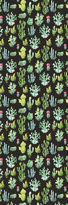 Fabric roller blind for window Cacti