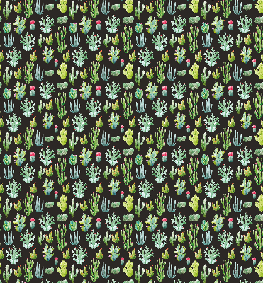 Fabric roller blind for window Cacti