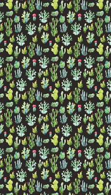 Fabric roller blind for window Cacti