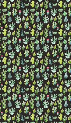 Fabric roller blind for window Cacti