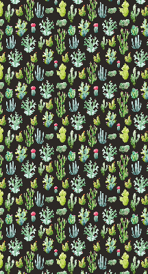 Fabric roller blind for window Cacti
