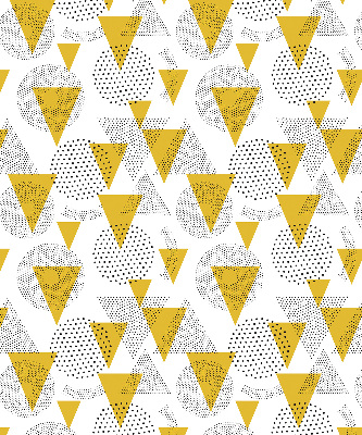 Blackout roller blind Triangles and circles made of dots
