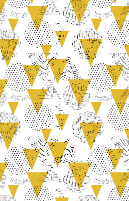 Blackout roller blind Triangles and circles made of dots