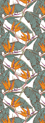 Blackout roller blind Green leaves