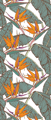Blackout roller blind Green leaves