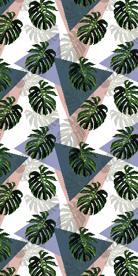 Blackout roller blind for window The leaves of the plant