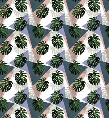 Blackout roller blind for window The leaves of the plant