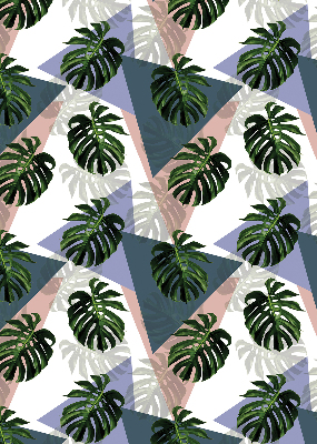 Blackout roller blind for window The leaves of the plant