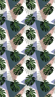 Blackout roller blind for window The leaves of the plant