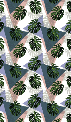 Blackout roller blind for window The leaves of the plant