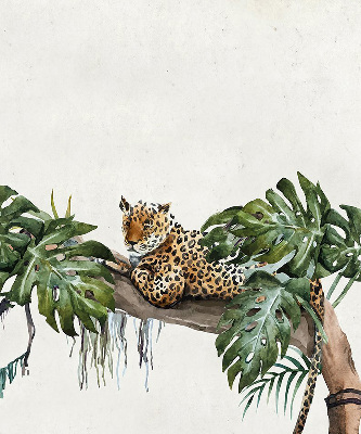Blackout roller blind Cheetahs on a branch