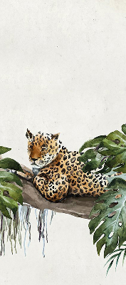 Blackout roller blind Cheetahs on a branch