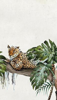 Blackout roller blind Cheetahs on a branch